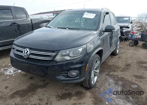 2014 Volkswagen Tiguan R-Line z USA, uszkodzony, nr VIN WVGAV3AX5EW560387